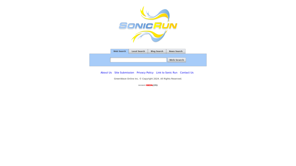 Sonic Run: Internet Search Engine