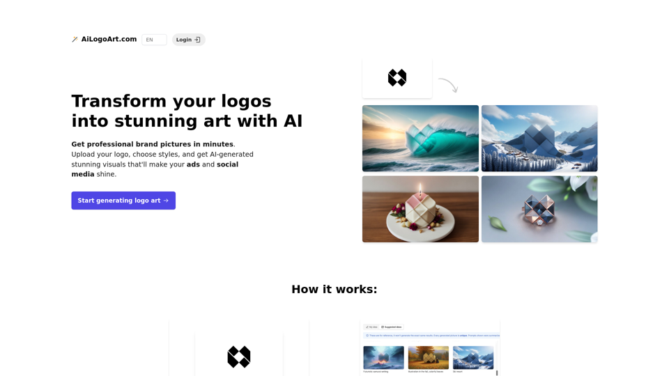 AI Logo Art: Transform Logos into Stunning Art | AI Basket