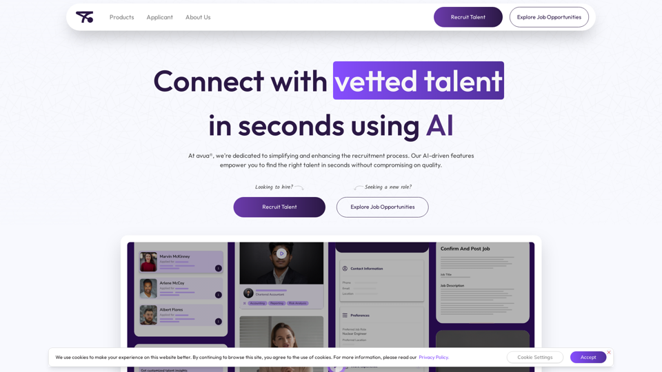 Avua: Your AI-Powered Hiring Platform