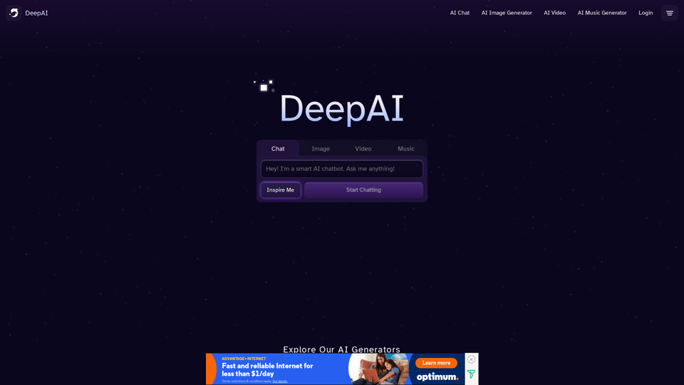 DeepAI: Advanced AI Tools and APIs for Developers