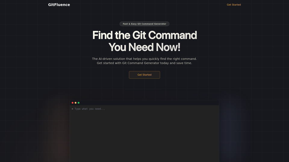 GitFluence: Find Git Commands Instantly with AI