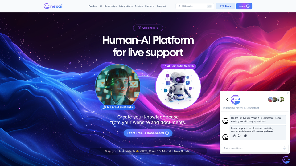 Nexai.site: Next Generation AI Tools and Services