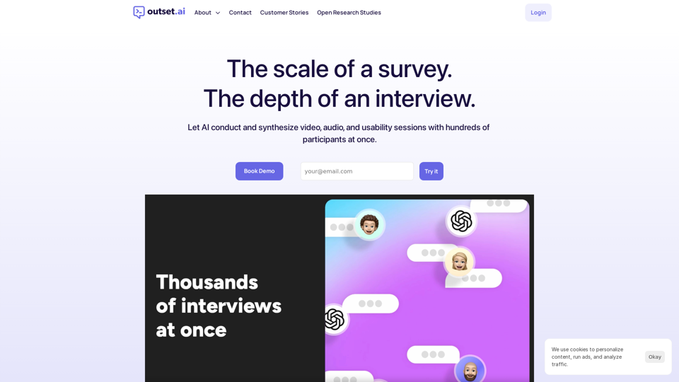 Outset.ai: AI-Moderated Research Platform for Insights