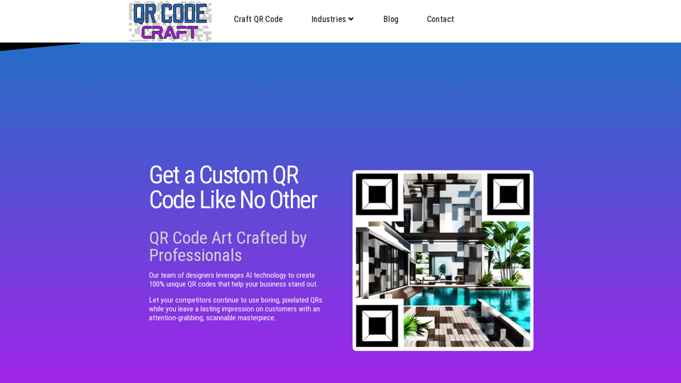 QRCodeCraft: Create Custom QR Codes with AI