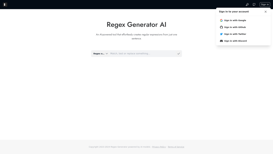 AI Regex Generator: Automatic Regex Pattern Creation