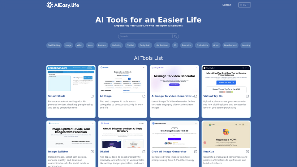 AIEasy.life: Discover AI Tools for an Easier Life