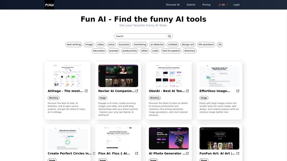 FunAI.online: Discover Fun AI Tools and Apps