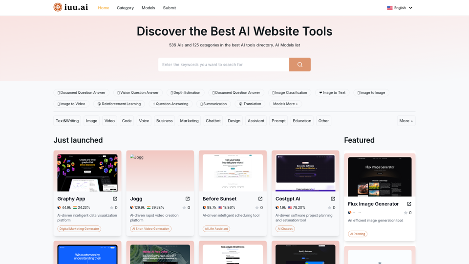 iuu.ai: AI Tools & Model Directory | AI Basket