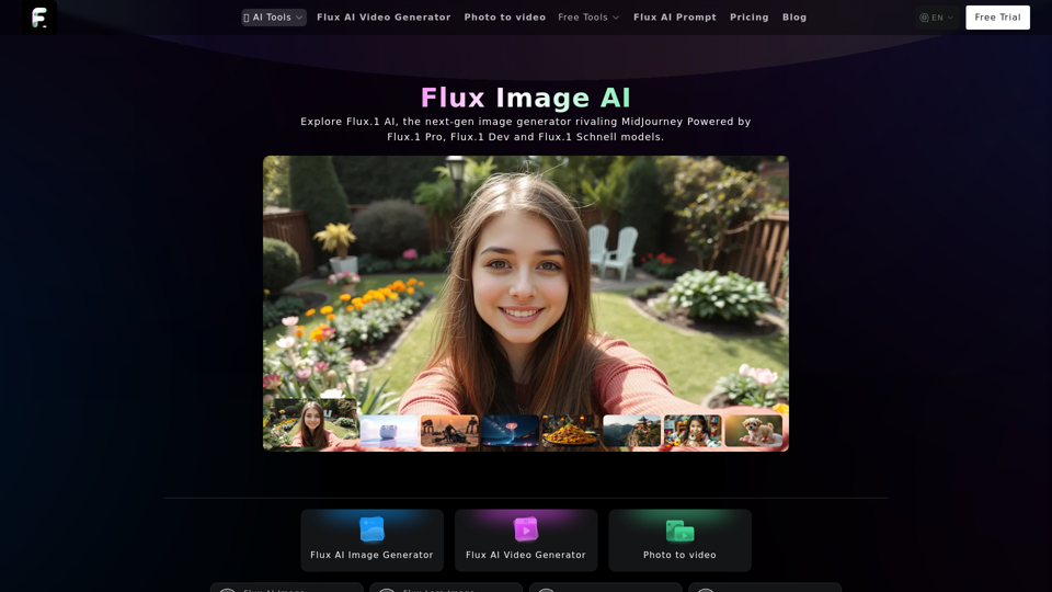 Flux Image AI - Free Online Image Generator with Flux.1 AI