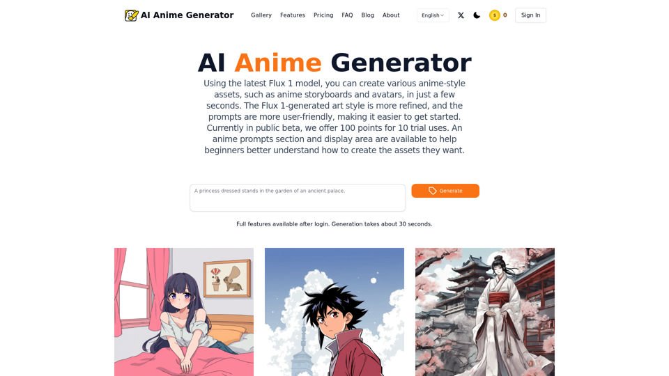 AI Anime Generator: Create Free Anime Art & Images