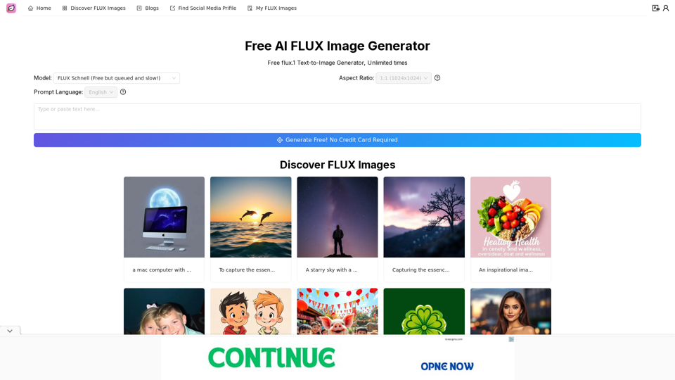 AI FLUX Image Generator: Create Free AI Images Online