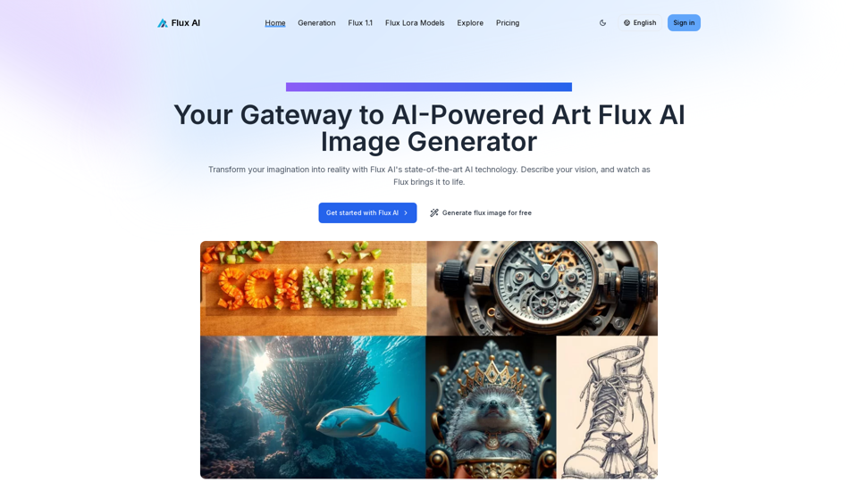 Flux AI Image Generator: Future of Creative Visualization