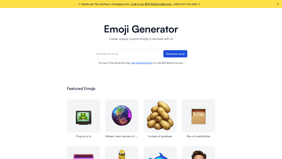 Emoji.is: Create Custom Emojis with AI