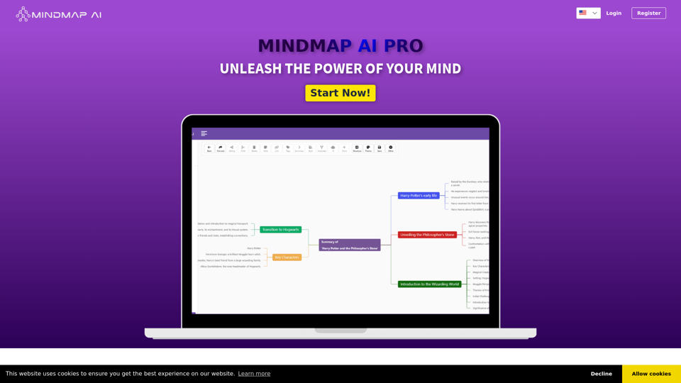 MindmapAI.pro: Create Mind Maps Effortlessly with AI