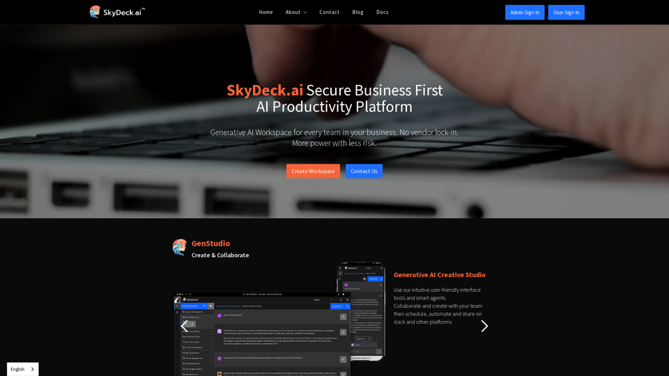 SkyDeck.ai: Secure AI Productivity Platform for Business