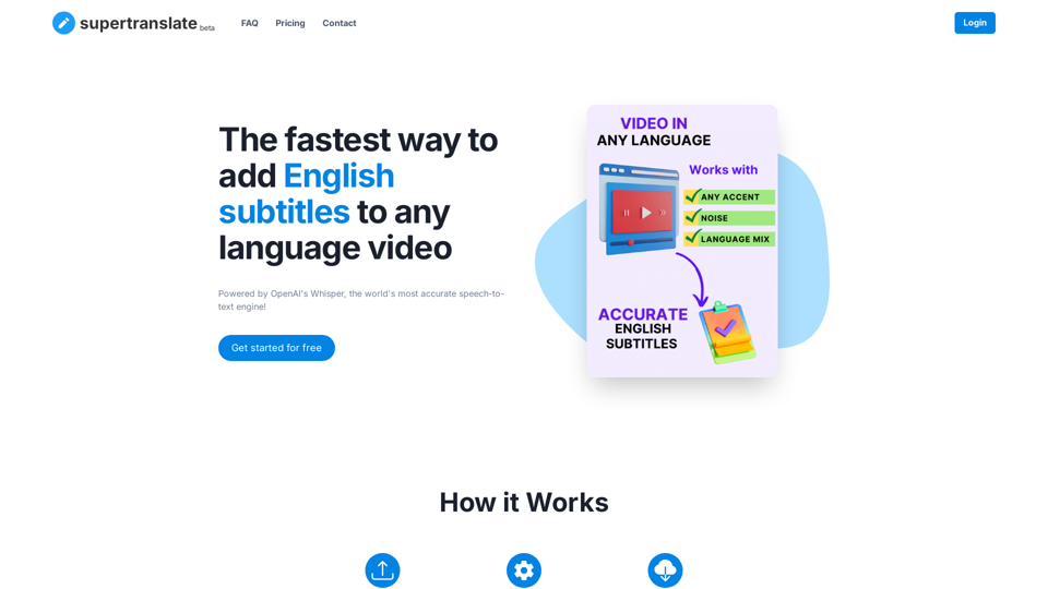 Supertranslate.ai: Auto Video Subtitles with AI