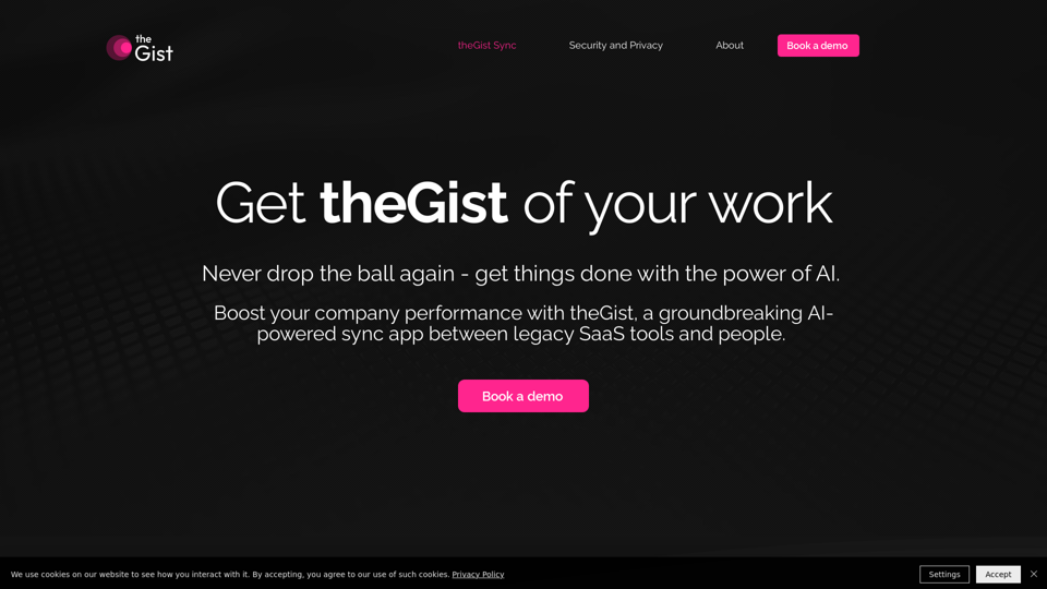 TheGist.ai: AI Workspace & Enterprise Solution