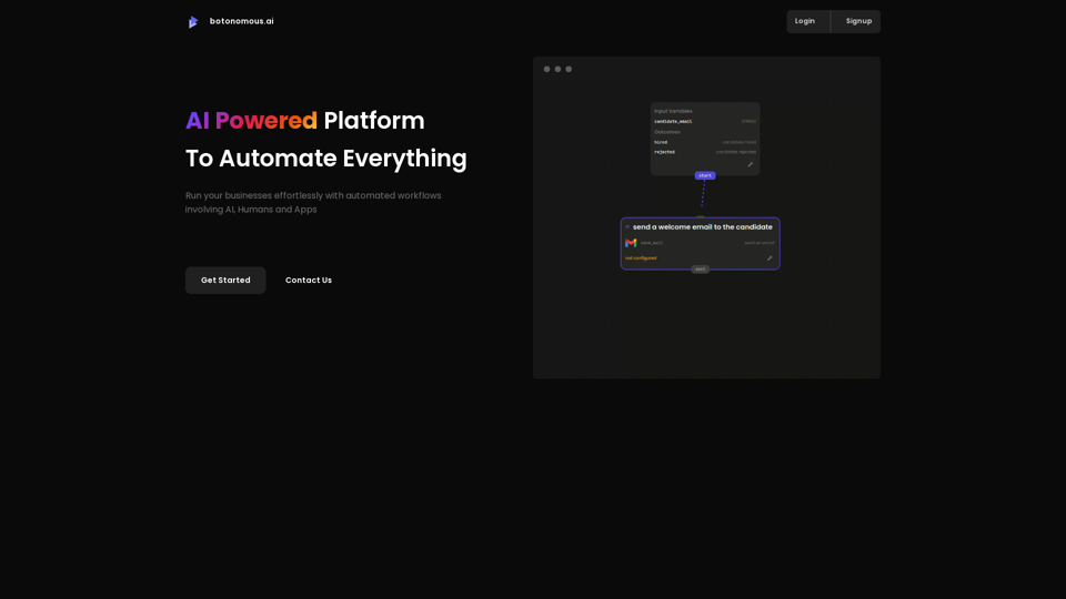 Botonomous.ai: Automate Your Business with AI Bots