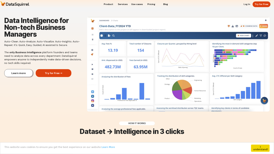 DataSquirrel.ai: AI Data Intelligence for Managers