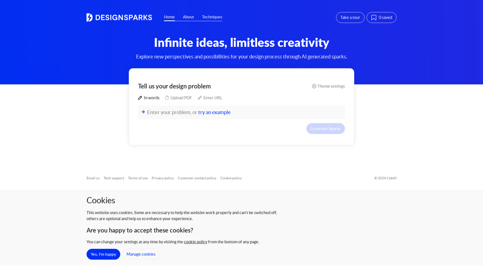 DesignSparks: AI-Powered Design Ideas & Inspiration