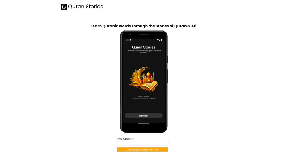 QuranStories.pro: Explore Quran Stories with AI